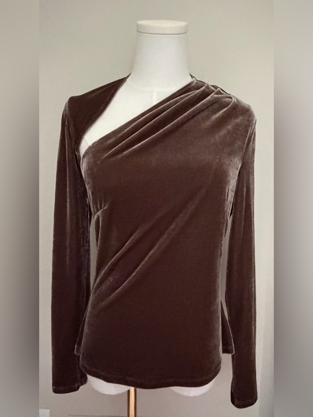 Reiss Kassia Velvet Top
